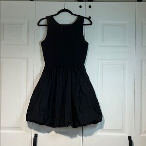 Steve Madden Low Back Bubble Hem Mini Dress